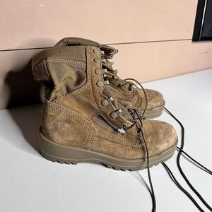 Bates USMC Hot Weather Combat Boots E25502B Coyote Brown Suede Vibram 3.5 N